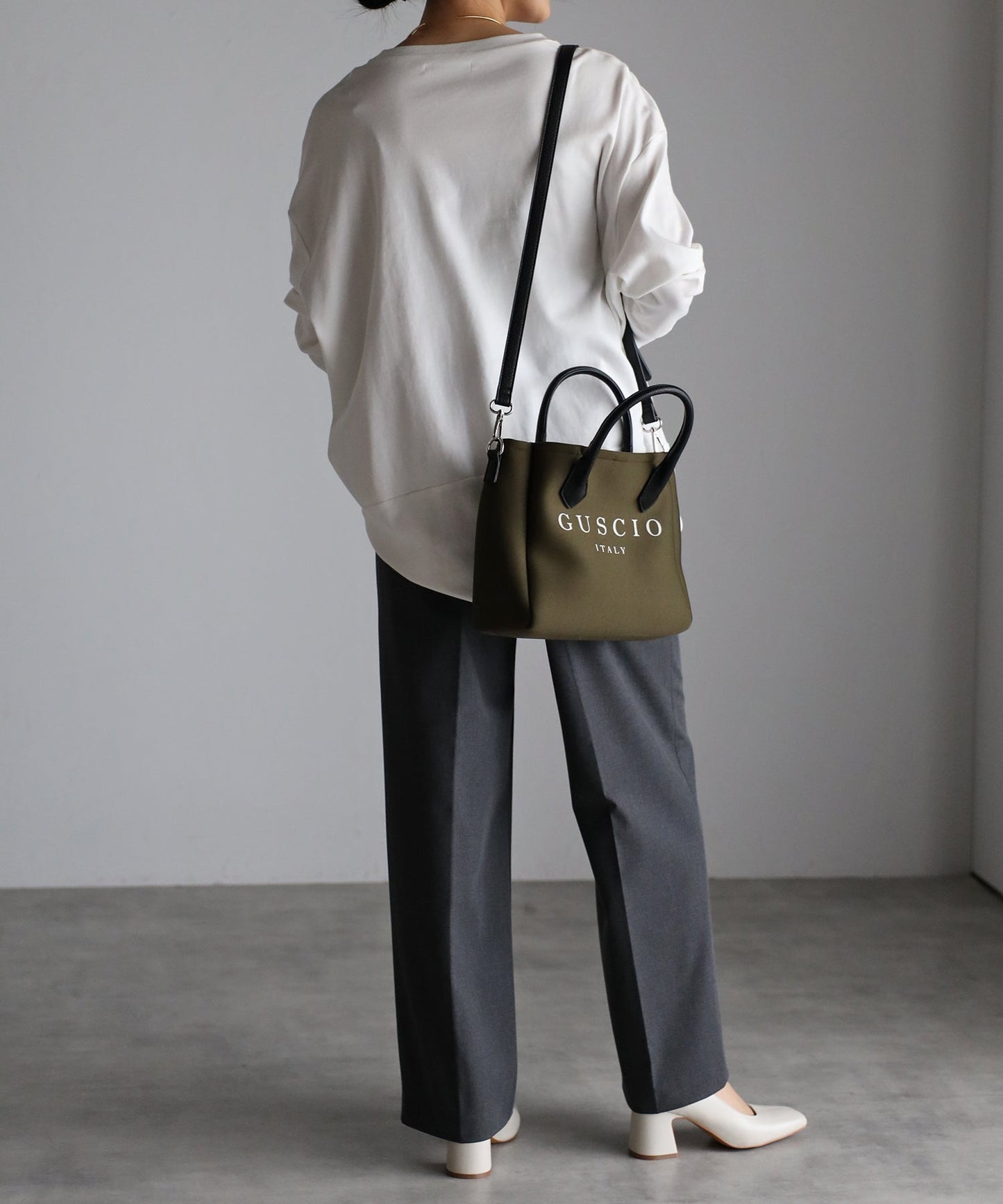【雑誌掲載】2WAYネオプレーントートバッグ 12-1087