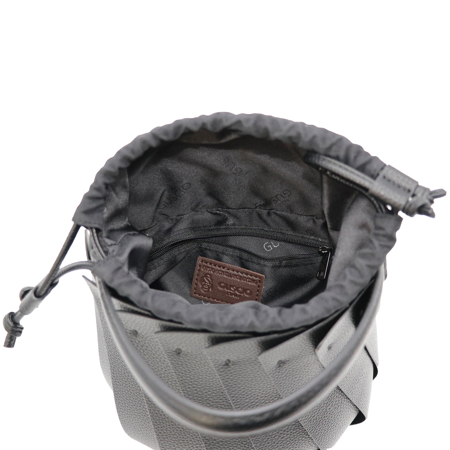 【ショップチャンネルOA商品】プリーツ バケツ型 2WAY ショルダーバッグ 巾着　17-1202